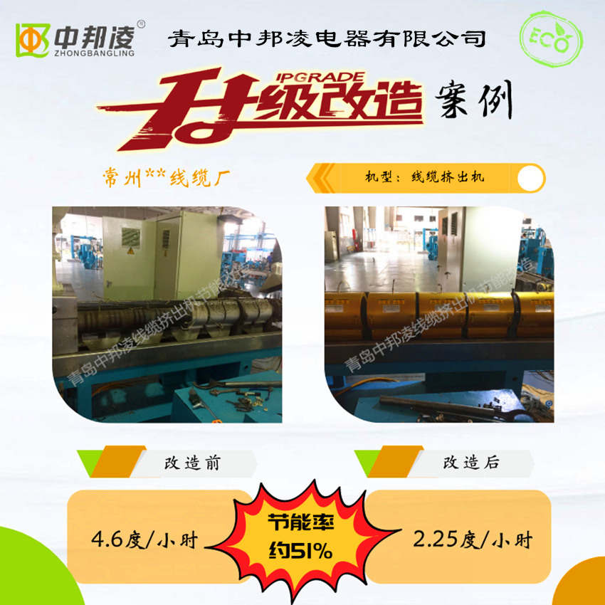 杭州擠出機(jī)加熱圈節(jié)能改造案例